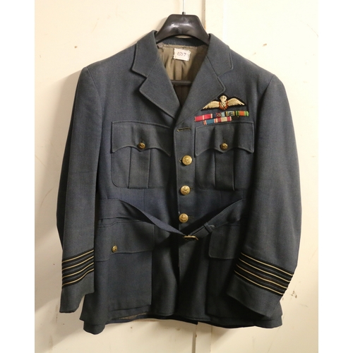 547 - British Royal Air Force dress uniform jacket having Sandon & Co Ltd of Savile Row London label p... 
