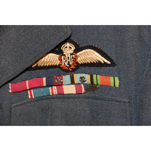 547 - British Royal Air Force dress uniform jacket having Sandon & Co Ltd of Savile Row London label p... 