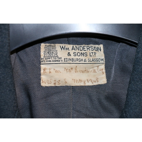 549 - British Royal Air Force dress uniform jacket having Anderson & Sons Ltd of Edinburgh and Glasgow... 