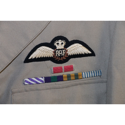 558 - British Royal Air Force dress uniform jacket having R E Clothes Ltd label dated 1971 