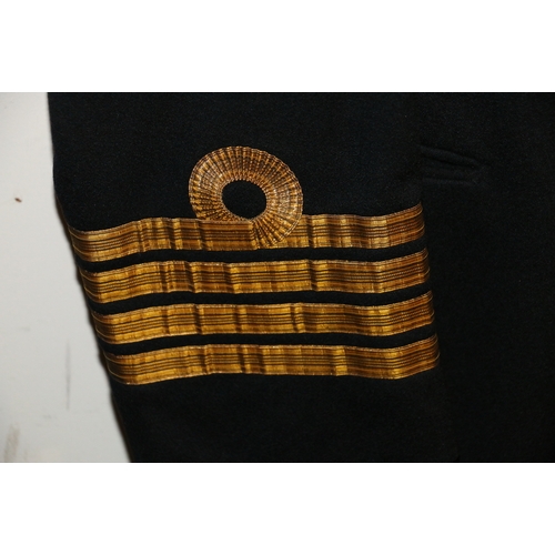 563 - British Royal Navy dress uniform jacket having Gieves label 