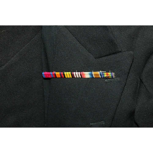 573 - British Royal Navy dress uniform jacket having Gieves label 