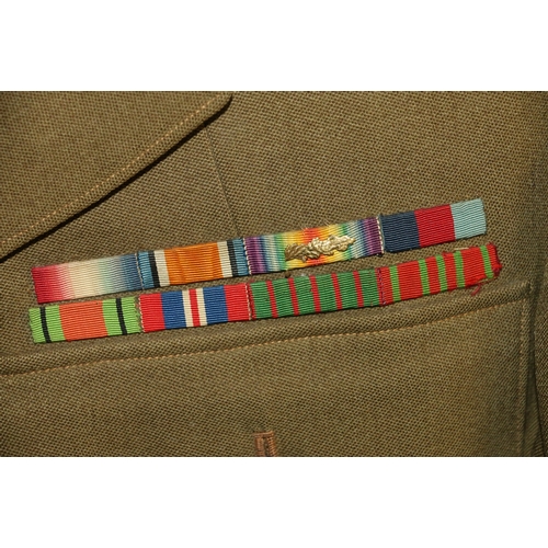 584 - British Army dress uniform jacket having Widman and Dodd of Ruskin House Birmingham label 