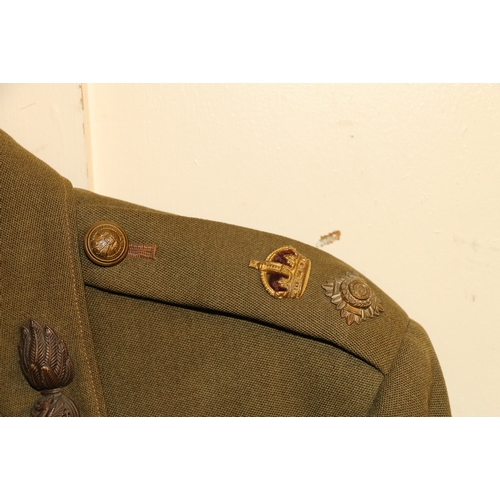 584 - British Army dress uniform jacket having Widman and Dodd of Ruskin House Birmingham label 