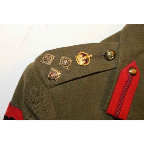 591 - British Army dress uniform jacket having Austin Reed of Regent Street label 