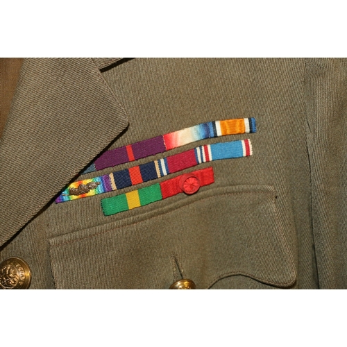 592 - British Army dress uniform jacket having 