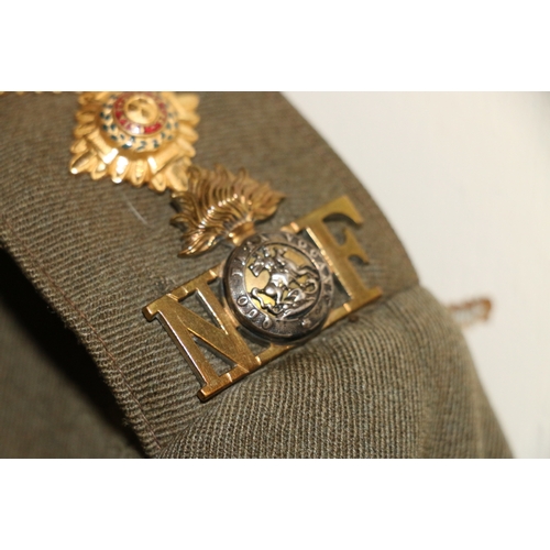 592 - British Army dress uniform jacket having 