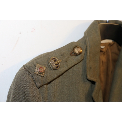 596 - British Army dress uniform jacket having Hawkes & Co Ltd of Savile Row label 