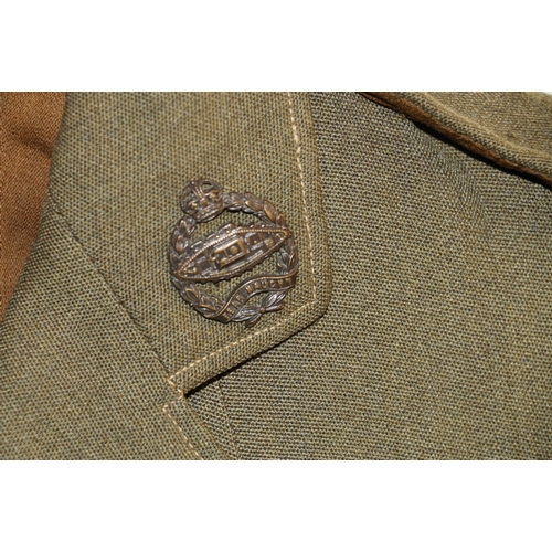 596 - British Army dress uniform jacket having Hawkes & Co Ltd of Savile Row label 