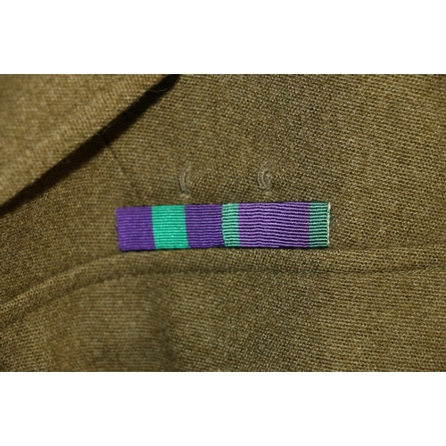 598 - British Army dress uniform jacket having H Edgard & Sons Ltd label 