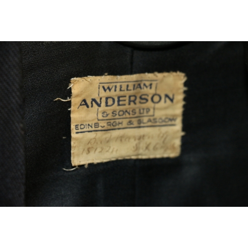 604 - British Army dress uniform jacket having William Anderson and Son Ltd of Edinburgh and Glasgow label... 