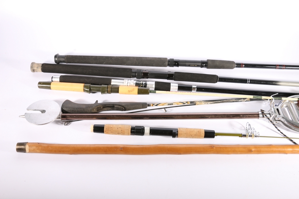 Selection of Fishing Rods Including Abu Garcia Conolon Classic