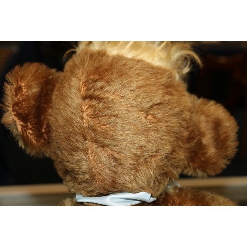 146 - Rare Merrythought Punkinhead teddy bear with articulated limbs, 37cm tall. Punkinhead bears were mad... 