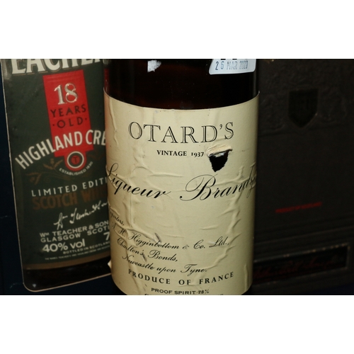 170 - OTARD 1937 vintage liqueur brandy, importers A H Higginbottom and Co Ltd of Charlton's Bonds, Newcas... 