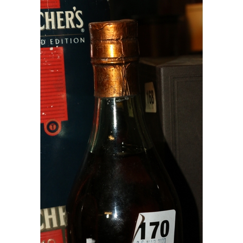 170 - OTARD 1937 vintage liqueur brandy, importers A H Higginbottom and Co Ltd of Charlton's Bonds, Newcas... 