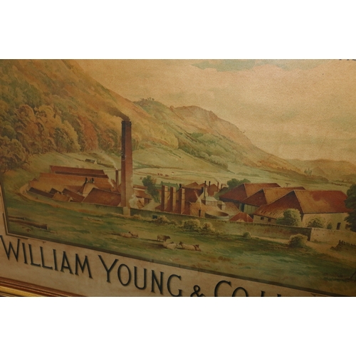 236 - Old Burntisland Whisky, Grange Distillery, William Young and Co Limited, framed whisky advertising p... 