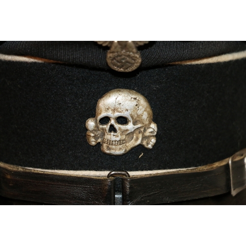 490 - Nazi German SS peaked cap