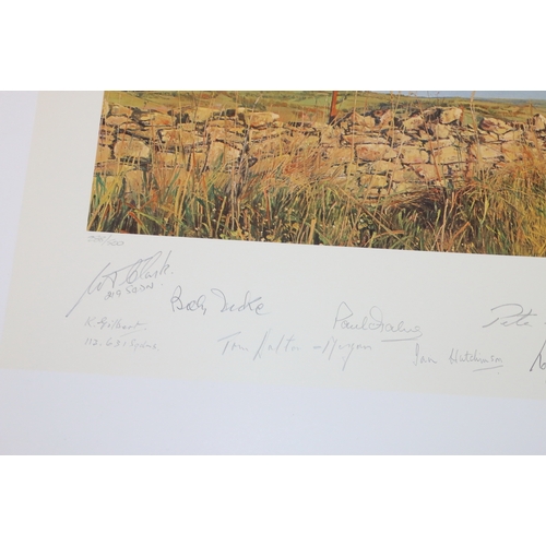 519 - ROBERT TAYLOR Glorious Summer Print, pencil signed limited edition 288/500, image size 40cm x 66cm, ... 