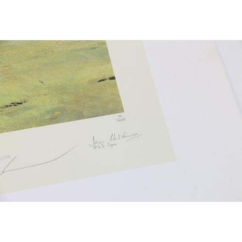 520 - ROBERT TAYLOR Hurricane Scramble Print, pencil signed limited edition 4/1000, image size 4... 