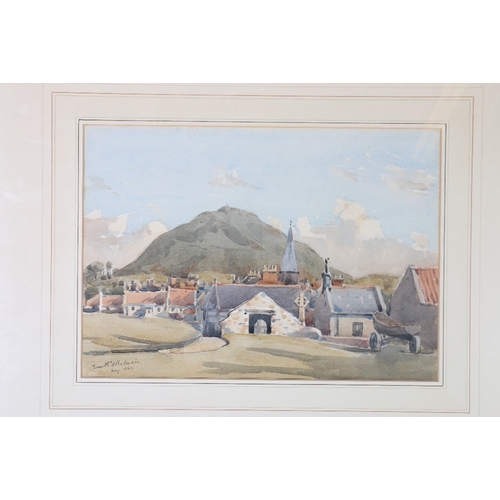 245 - KENNETH FIELD BALMAIN SSA (1890-1952) *ARR*, Berwick Law, Watercolour, signed and dated May 1921, 25... 