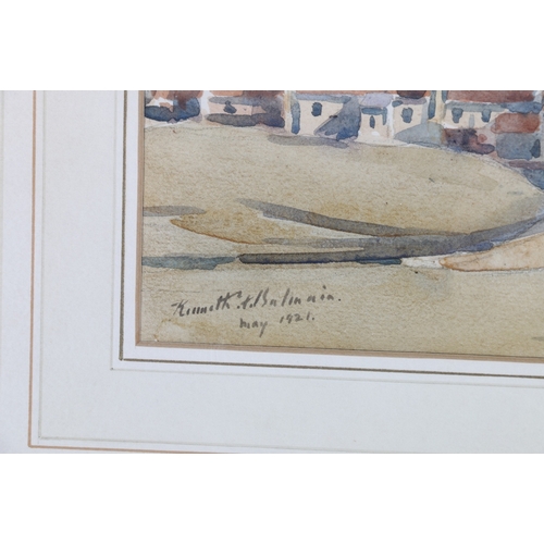 245 - KENNETH FIELD BALMAIN SSA (1890-1952) *ARR*, Berwick Law, Watercolour, signed and dated May 1921, 25... 