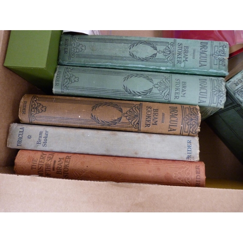 107 - STOKER BRAM.  Works. 20 various vols., Rider Editions, in orig. cloth, some facsimile d.w's.... 