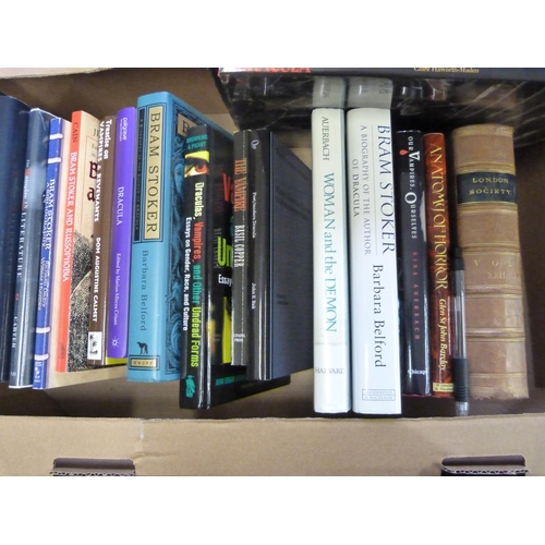 132 - STOKER BRAM.&nbsp;&nbsp;Bibliography, Biography, Criticism & Analysis. 18 various vols., many in... 