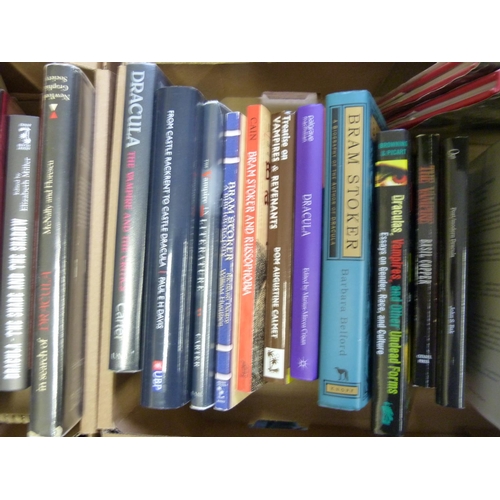 132 - STOKER BRAM.&nbsp;&nbsp;Bibliography, Biography, Criticism & Analysis. 18 various vols., many in... 