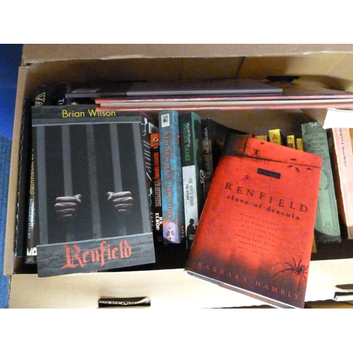 142 - STOKER BRAM.&nbsp;&nbsp;Bram Stoker inspired fiction & other vols., mainly paperbacks.... 