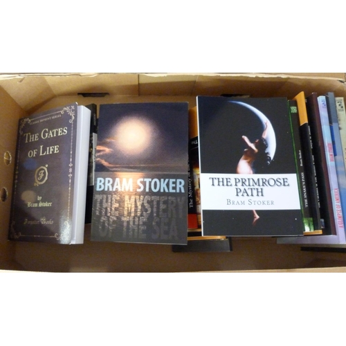 145 - STOKER BRAM.&nbsp; Works. A carton of paperbacks.