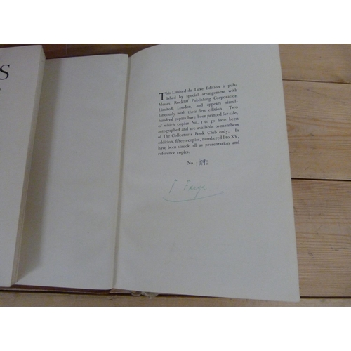 166 - FARGA FRANZ.&nbsp;&nbsp;Violins & Violinists. Signed ltd. ed. deluxe 49/200. Calf, rubbing to ex... 