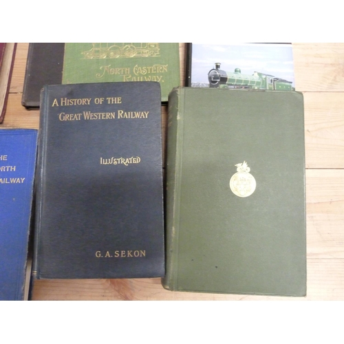 207 - SEKON G. A.  A History of the Great Western Railway. Illus. Orig. dark cloth. 1895; also C. E. Stret... 