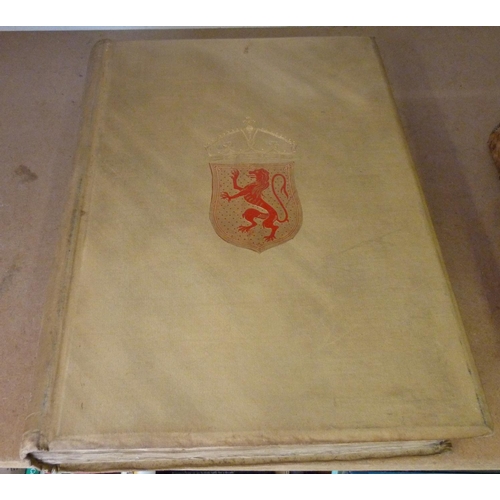 244 - LAING DAVID (Ed).  Facsimile of an Ancient Heraldic Manuscript Emblazoned by Sir David Lyndsay of Th... 