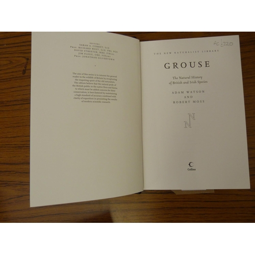 265 - WATSON ADAM & MOSS ROBERT.&nbsp;&nbsp;Grouse. Signed ltd. ed. 132/250 in dark calf. Col. & o... 