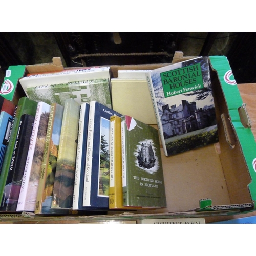 300 - Architecture & Buildings.&nbsp;&nbsp;A carton of various vols., mainly in d.w's & much of Sc... 