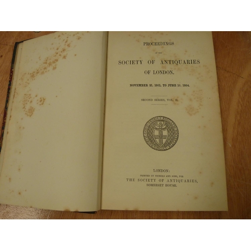 43 - THE BRITISH ARCHAEOLOGICAL ASSOC.  The Archaeological Journal. Vols. 1 to 4 & 8 to 10. Many illu... 