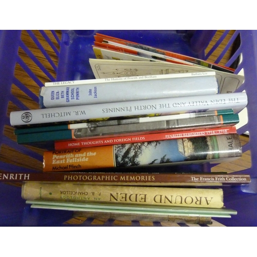 76 - Penrith & District.&nbsp;&nbsp;A small carton of books & softback publications.... 