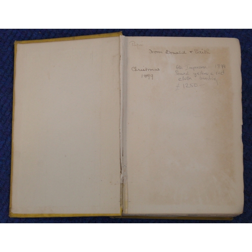 101 - STOKER BRAM.  Dracula. Orig. yellow cloth with red lettering. Concludes with advert for The Shoulder... 