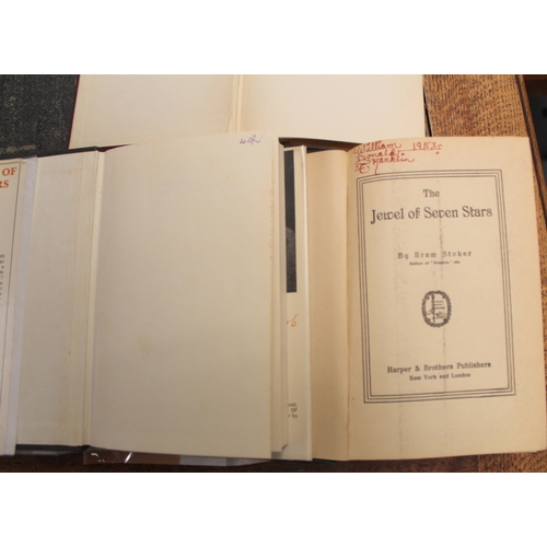 113 - STOKER BRAM.  The Jewel of Seven Stars. Orig. dec. dark cloth, some wear, tending to split internall... 