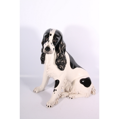 59 - Large fireside model of a cocker spaniel by Dipinto a Mano.
