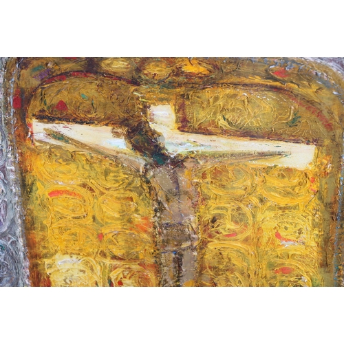 198 - SIR ROBIN PHILIPSON RA PRSA FRSA RSW RGI DLitt LLD (1916-1992) *ARR*, Altarpiece Oil on canvas, unsi... 