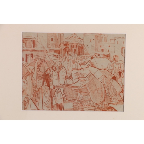 202 - ALEXANDER GRAHAM MUNRO RSW (Scottish 1903-1985) *ARR*, Marrakesh Signed and dated '28, sketch, 19cm ... 