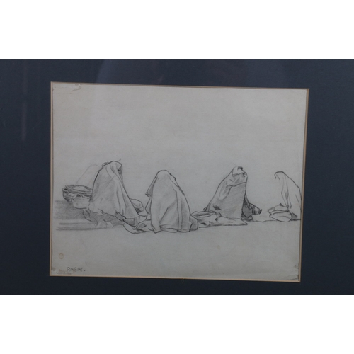 202 - ALEXANDER GRAHAM MUNRO RSW (Scottish 1903-1985) *ARR*, Marrakesh Signed and dated '28, sketch, 19cm ... 