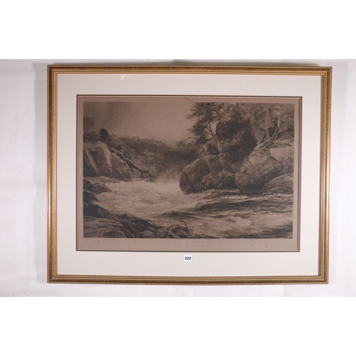 222 - AFTER JOHN MACWHIRTER RA HRSA RI RE (British, 1839-1911), Glen Affaric (Affric), Photo engraving, 48... 