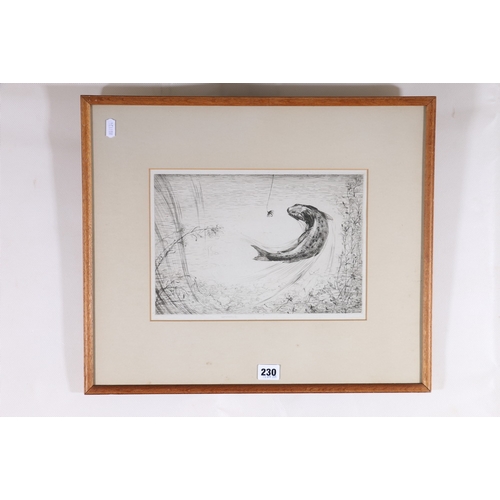 230 - GEORGE MARPLES ARE (1869-1939), Cocky Bundy, Pencil signed drypoint etching, limited editi... 