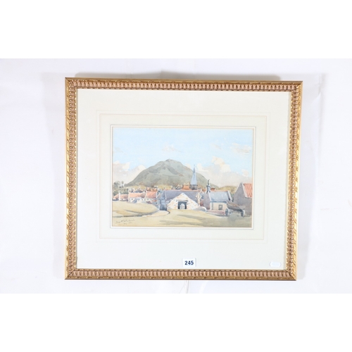 245 - KENNETH FIELD BALMAIN SSA (1890-1952) *ARR*, Berwick Law, Watercolour, signed and dated May 1921, 25... 