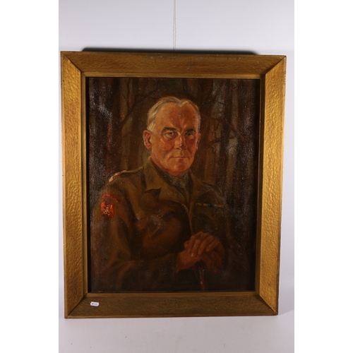 281 - Portrait of John MacKenzie, indistinctly signed oil on canvas, 65cm x 52cm&nbsp;