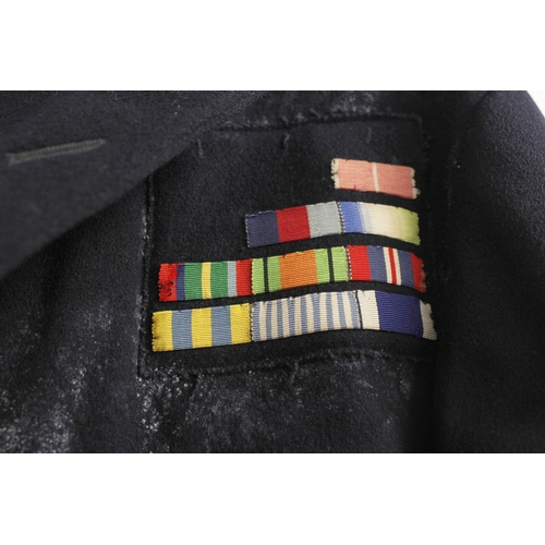 1 - British Royal Navy dress uniform jacket having C F Bernard & Sons Ltd of Harwich Essex label 