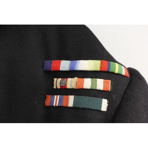 11 - British Royal Navy dress uniform jacket having Monnerys of London label 