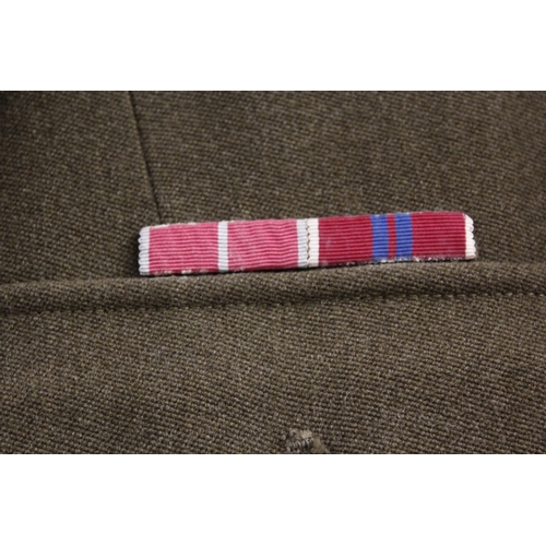 27 - British Army dress uniform jacket having H Edgard & Sons Ltd label dated 1965, Royal Corps of Si... 